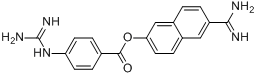 CAS:81525-10-2_萘莫司他的分子结构